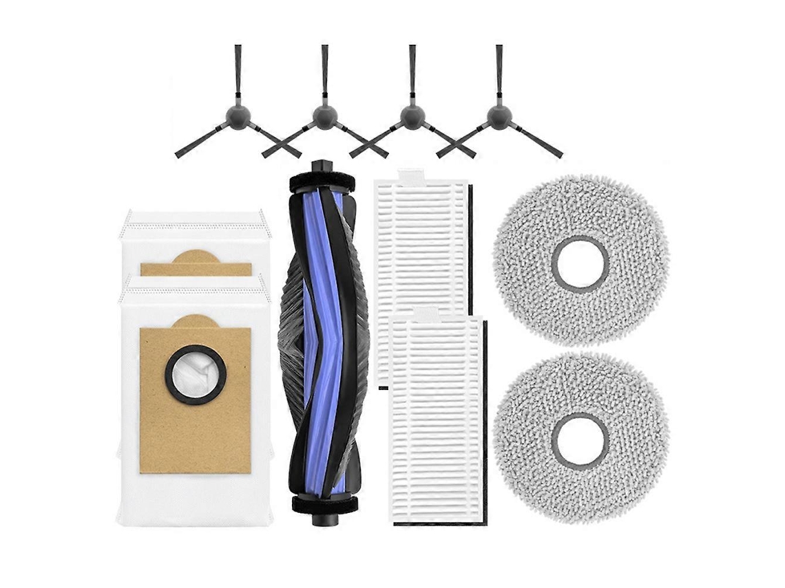 Conjunto De 11 Peças Para Aspirador Robô M3: Escovas Laterais Principais, Esfregões, Filtros, Sacos De Pó E Acessórios.