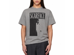 Rockinstone Scarface Movie Heather Graphite Adult T-shirt Size:m