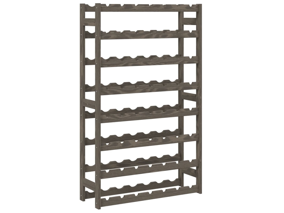 Wine Rack, Wine Racks Vidaxl Cinzeto Madeira De Pinho (n/a)