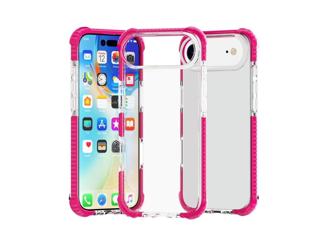 Capa Para Iphone 17 Air Com Proteção Nos Quatro Cantos - Tpu E Acrílico