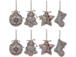 Enfeites Rústicos Para Árvores De Natal, Decorações Rústicas Para Árvores De Natal, Enfeites Modernos De Estopa Olysi Shop