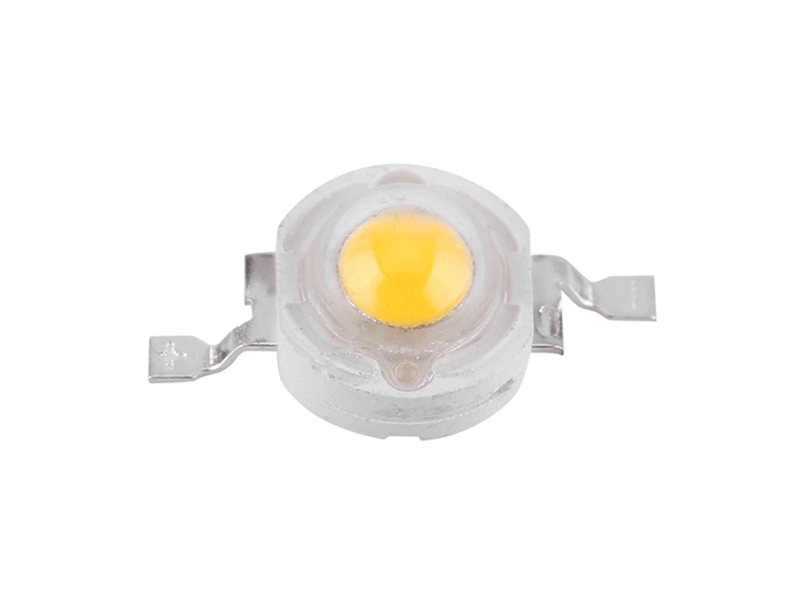 50pcs Lâmpadas Led Smd 1w Branco Quente para Projetor Spotlight | S/MARCA