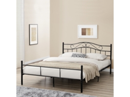Cama [EN.CASA] (Metal - Preto - 160x200 cm)