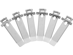 De 6 Presilhas Metálicas De Mola Para Iluminação Embutida, Fixação Segura, Compatíveis Com Spots De Led E Luminárias De Gokoco