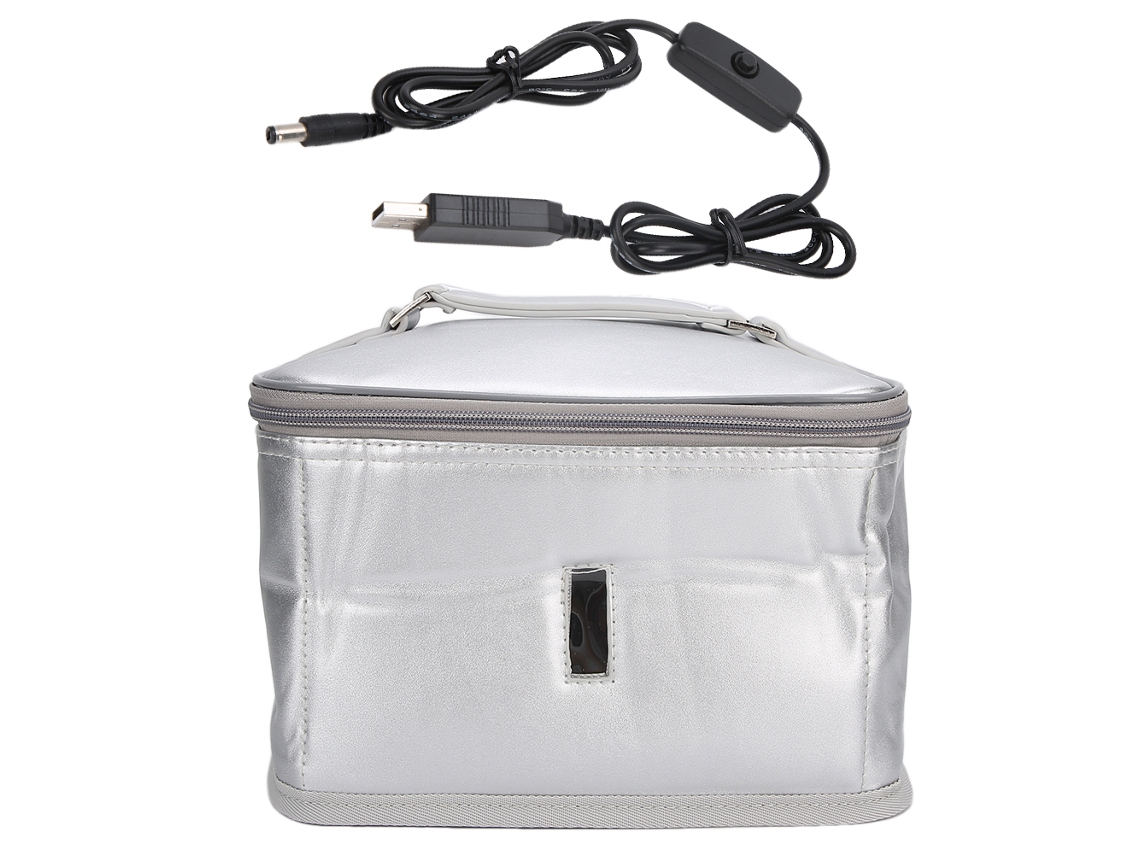 Caixa de limpeza portátil UV LED Rebe para unhas, mamadeiras e roupas, 7,6L, bolsa para ferramentas.