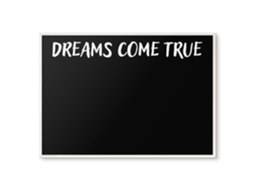 Magnetic Glass Board Dreams Come True For The Hall Espelharte (100x70 Cm)