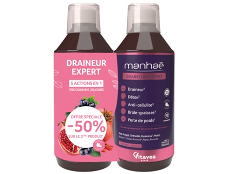 VITAVEA Manhaé Drenagem Especialista Pack de 2 X 500 Ml