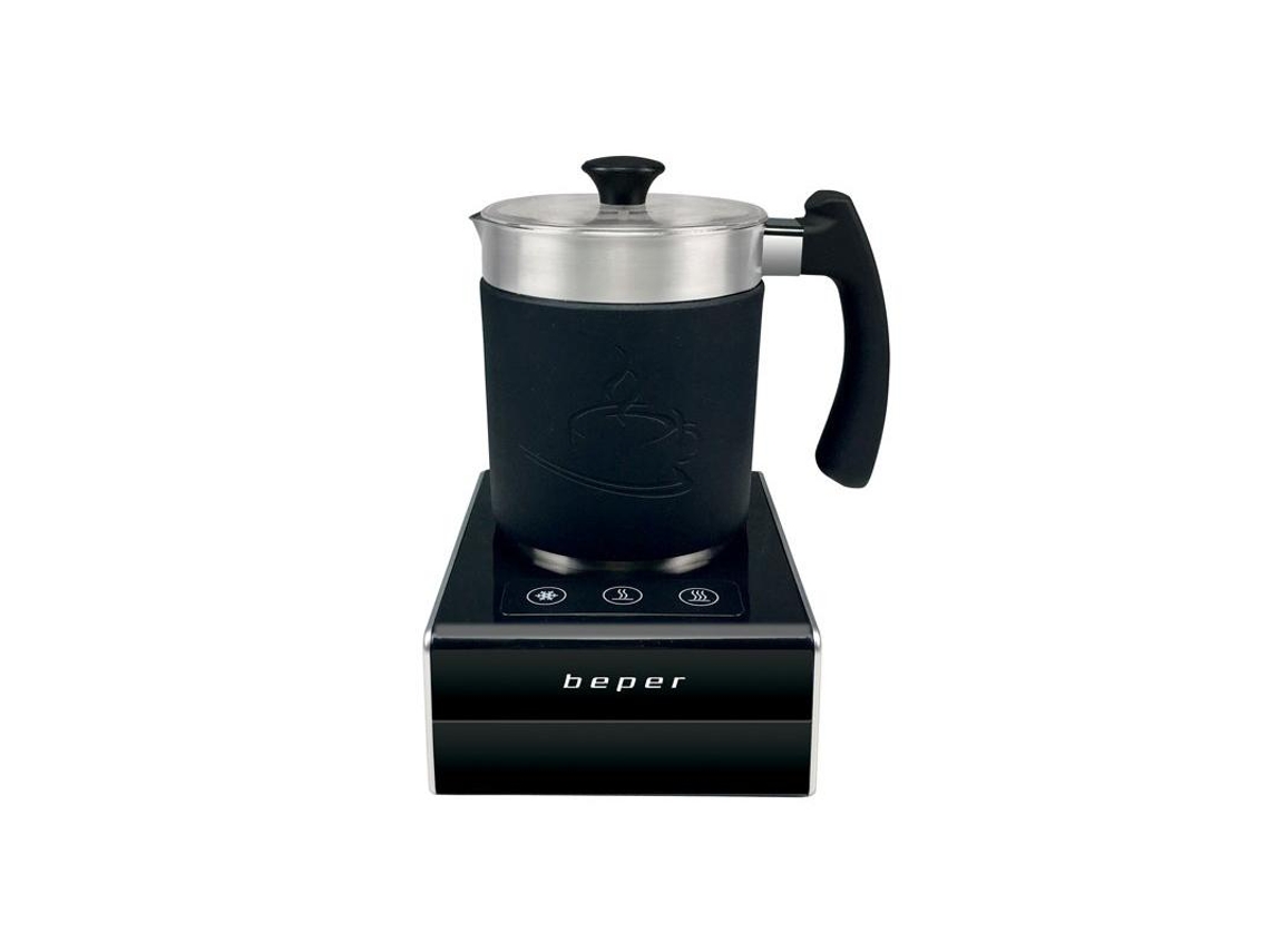 Espumador De Leite Elétrico, 3 Funções, Preto