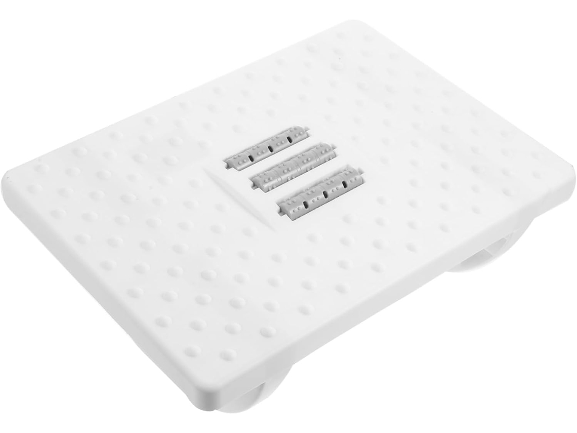 Apoio Pernas Ergonômico Massagem - Acessório Conforto Escritório Casa Suporte Postura