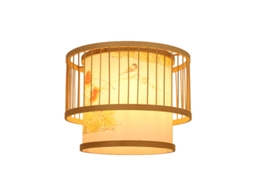 Laxiscreed Lanternas De Cesto De Bambu Para Decoração De Restaurante, 60cm