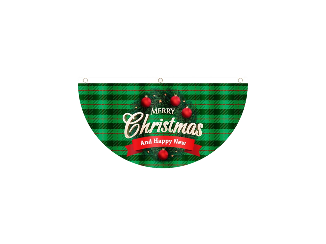 Bandeira de Natal Fan Flag 20x18cm LAXISCREED