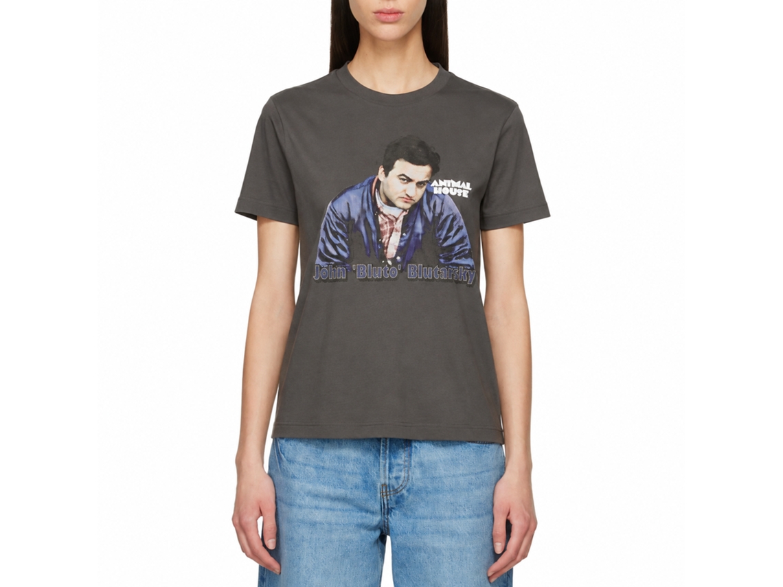 Rockinstone Animal House Movie Bluto Solid Smoke Adult T-shirt Size:xxxl