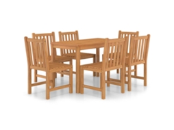 Garden Dinings Set, Garden Dining Sets Vidaxl Marrom Madeira (n/a)