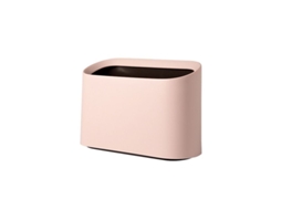 Lixeira Pequena Para Escritório, 1,5 Litros, Design Mini, Plástico Resistente, Ideal Para Escritório E Quarto, Organizador De Maquiagem