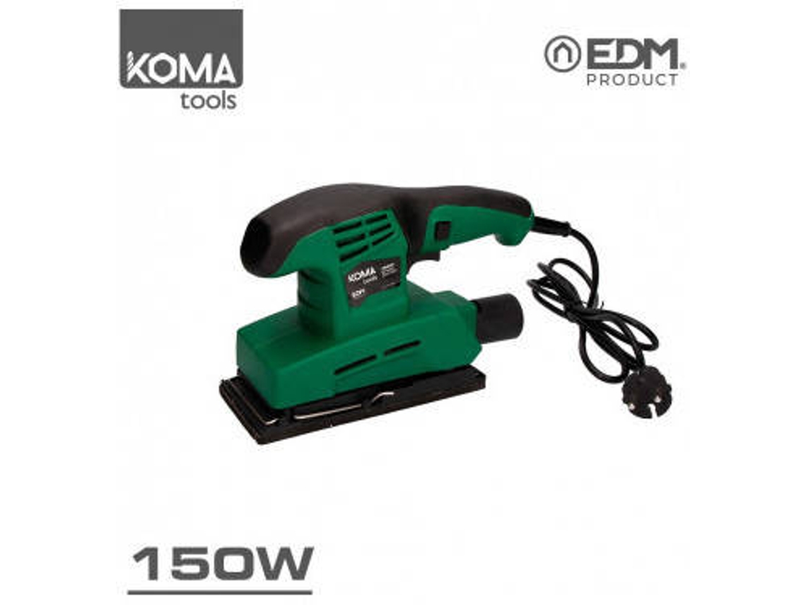 Lixadora orbital elétrica 150w 25,2x15,8cm KOMA TOOLS