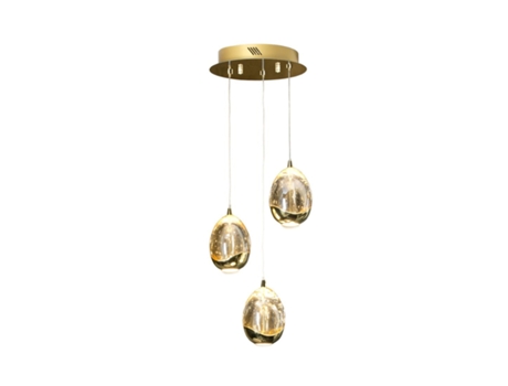 Rocio Lamp D25 3Led Ouro SCHULLER