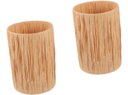 Conjunto de 2 Abajures Redondos de Papel em Estilo Europeu, Criativos, Duráveis e Decorativos, Ideais para Sala de Estar SFUSHOS