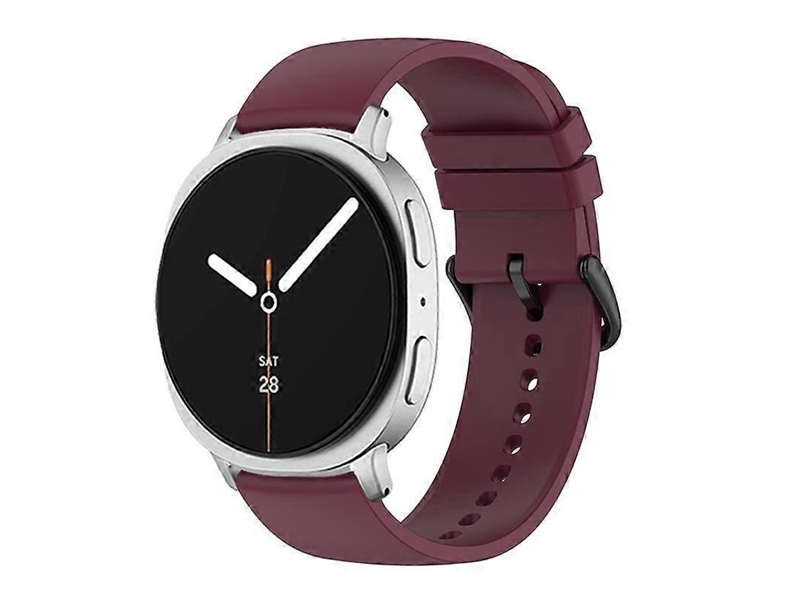 Pulseira De Silicone Com Extremidade Arredondada Para Samsung Galaxy Watch8 / Watch8 Classic