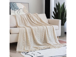 Manta Nórdica de Tricô para os Pés da Cama Toalha Decorativa Sofá Escritório Ar Condicionado Cochilo, Macio, Q