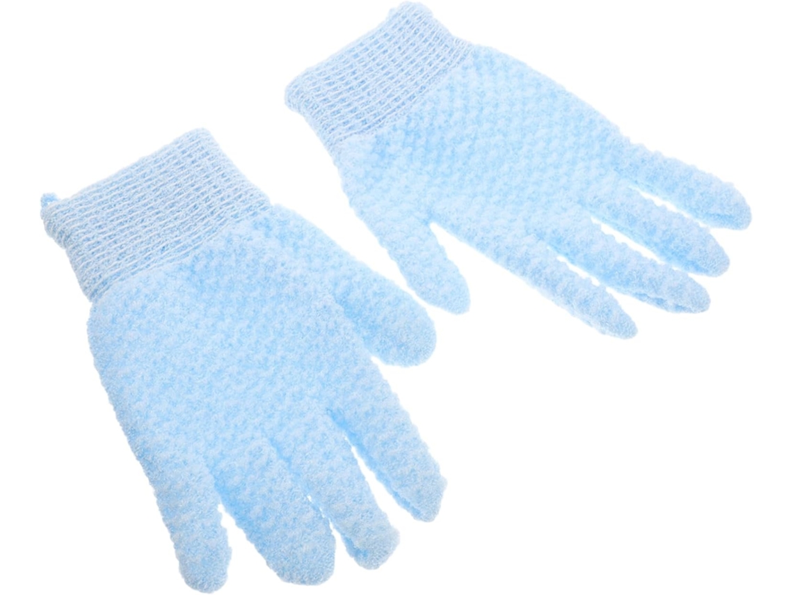 Par De Luvas Esfoliantes Para Lavar O Corpo E O Banho, Com Escova Esfoliante E Acessório Para Limp Gokoco