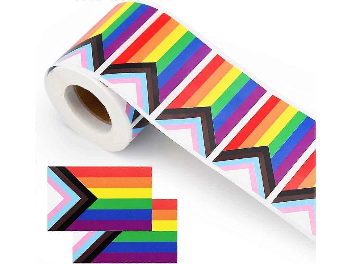 500 Adesivos De Orgulho Lgbtq, Adesivos De Arco Íris Lgbtq, Adesivos Coloridos De Progresso Gay, Bissexual, Lésbica, Autoadesivos Aquaforge