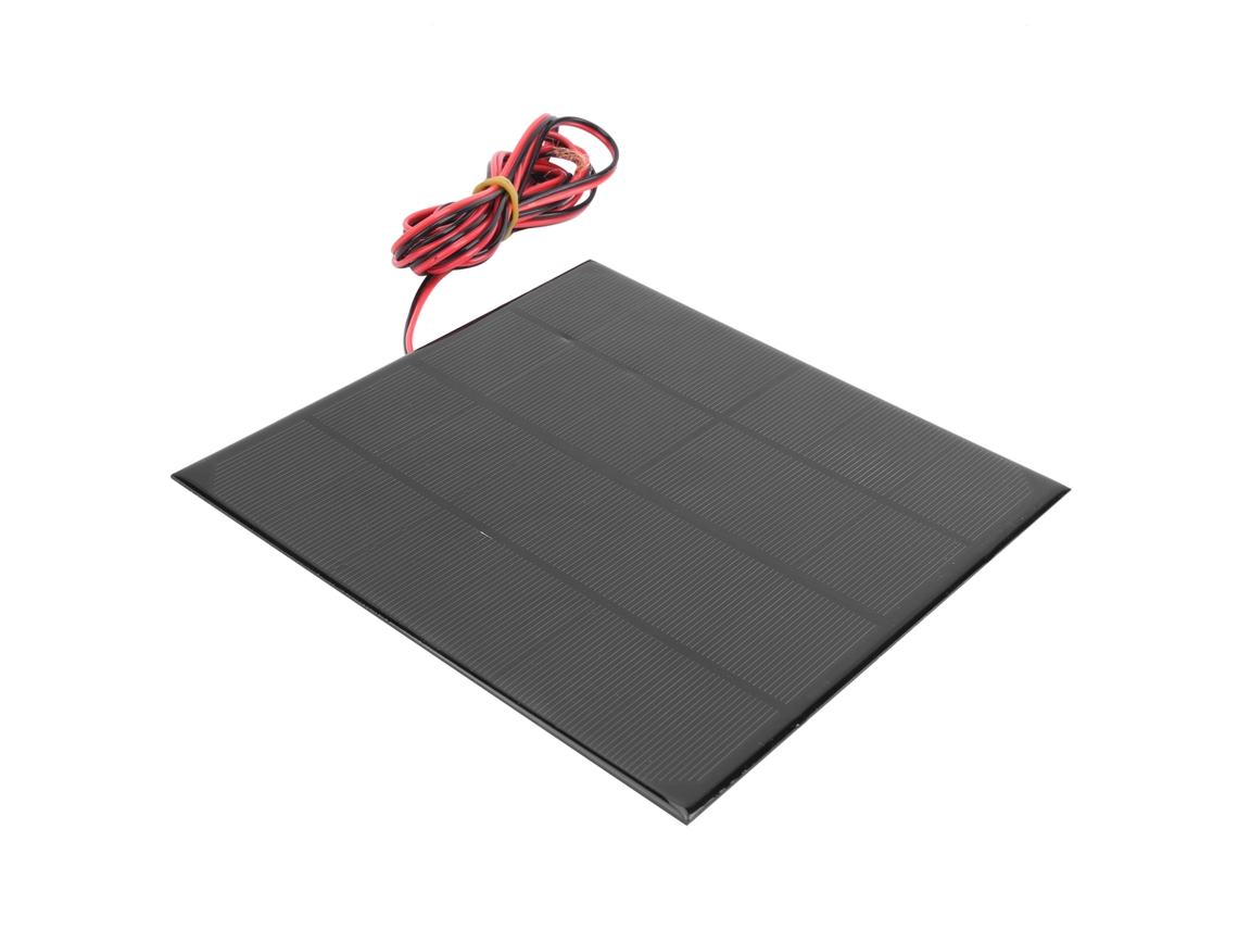 Placa De Módulo De Epoxi De Energia Solar Policristalino 6v 4.5w Con Cable Rojo Negro De 200cm Herramientas Y Suministros