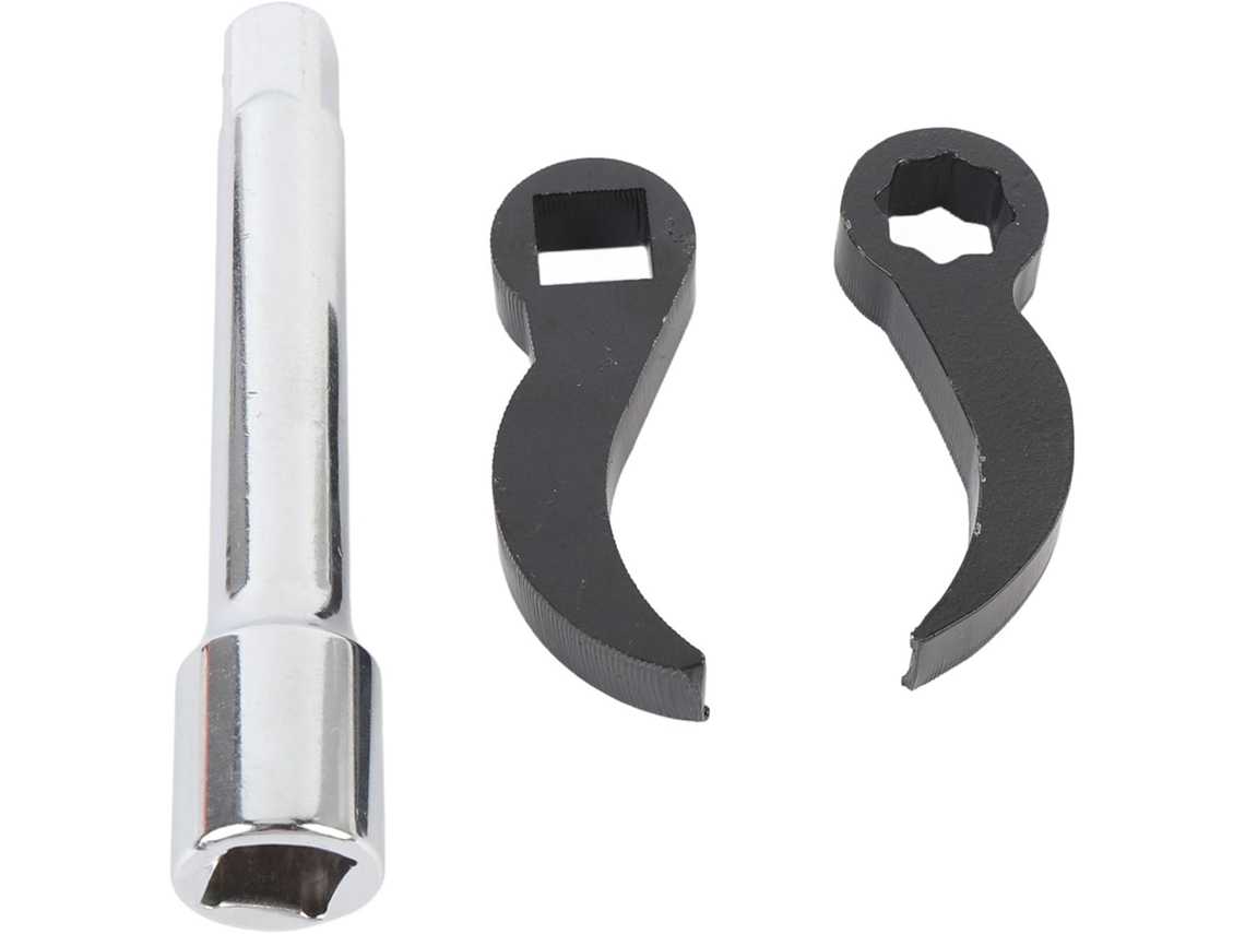 Conjunto De Adaptadores De Chave De Alavanca Compacta Em Aço Inoxidável Para Reparos.