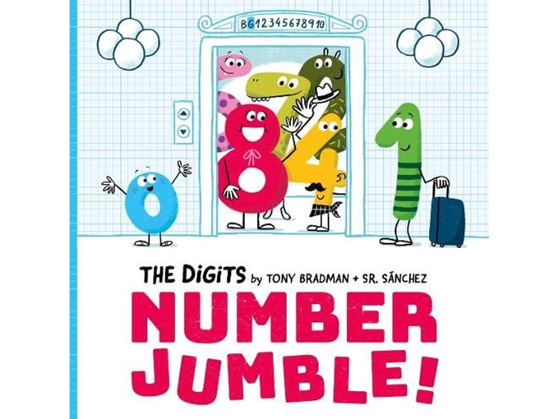 Livro Digits Number Jumble de Bradman e Tony (Inglês)