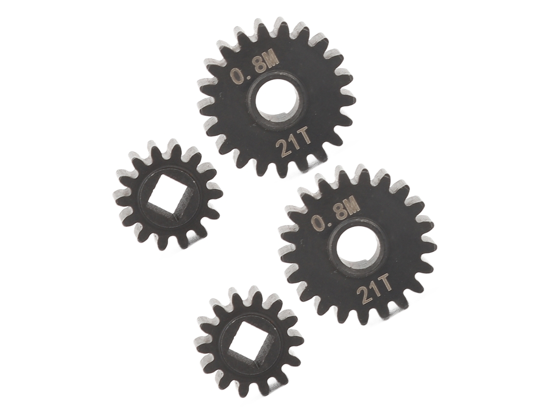 Mali engrenagem de Eixo Portal de Aço 14t 21t para Capra Scx10 Iii Crawler Rc 1/10 Peças de Upgrade