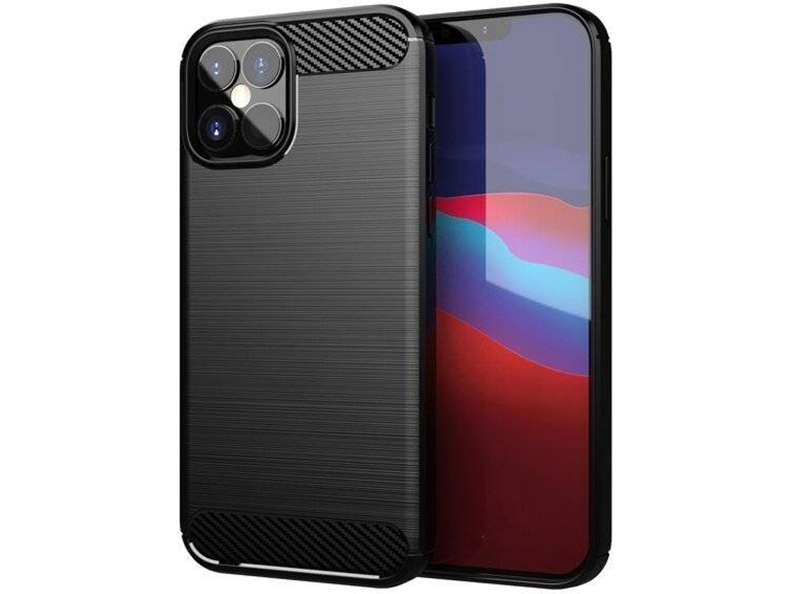 Capa iPhone 12«12 Pro LMOBILE Carbono Preto