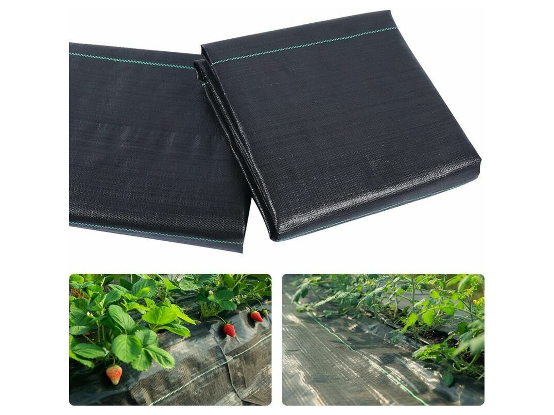1 Peça de Tecido Trançado Anti-Ervas Daninhas 2X3 450G Ferramenta de Jardinagem