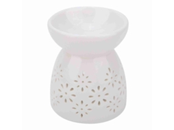 Lâmpada Aromática Cerâmica com Óleo Essencial e Vela