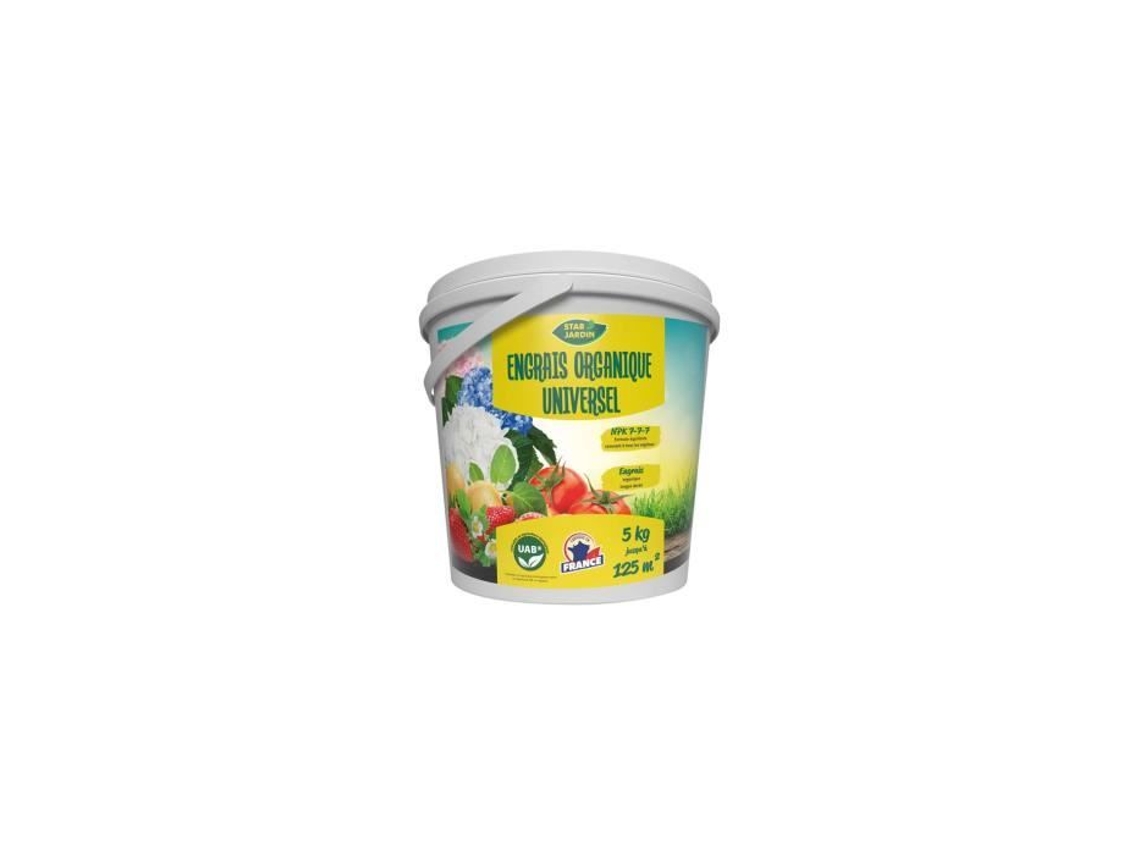 Fertilizante genérico universal completo UAB 777 em balde de 5 kg Star Jardin Generique