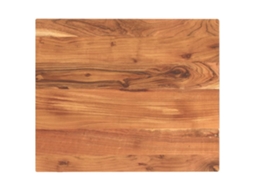 Vidaxl Tampo De Mesa Retangular 60x50x2,5 Cm Madeira De Acácia Maciça