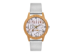 Relojes De Moda Unisex Para Homem E Mulher Relógio De Pulseira De Quartzo Prata