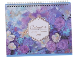 Calendário De Mesa Com Função Virar Páginas, Decorativo Chão Para