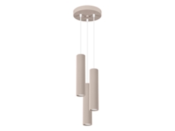 Candeeiro Suspenso Karbon De Alumínio Cinza Claro 108x19.5x19.5cm Sollux Lighting