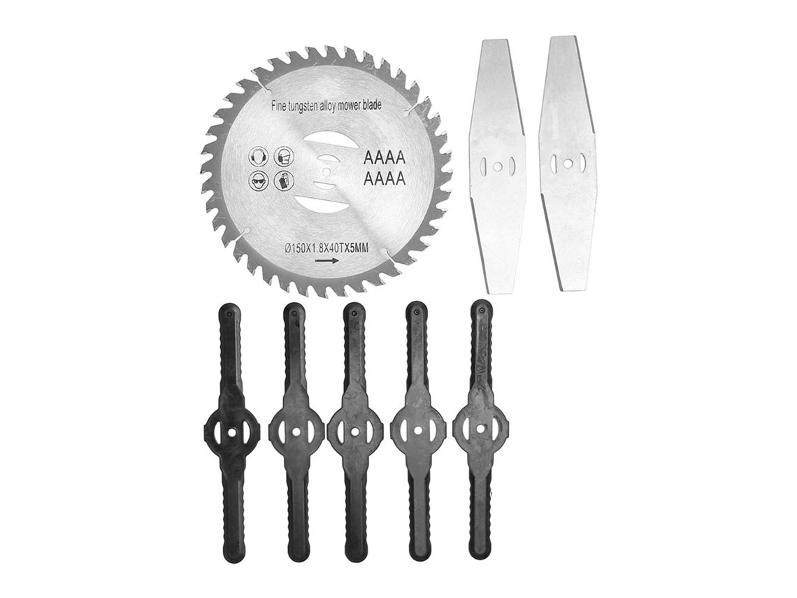 Ronjoe-cabeças Lâminas Cortador Grama 150mm Liga Plástico 6 Polegadas Para Roçadeira Lithium