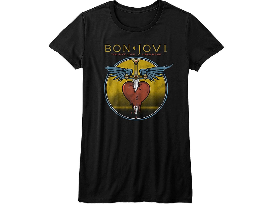 Give Love Tee Shirt Bon Jovi Bon Jovi You Give Love A Bad Name T
