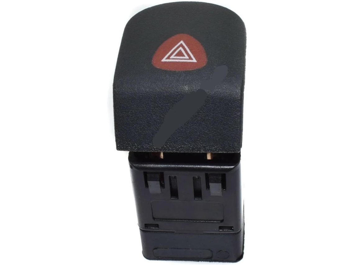 7700308821 Compatível Com Renault Kangoo Express 1997-2010 Botão De Controle Do Interruptor Da Luz Emergência