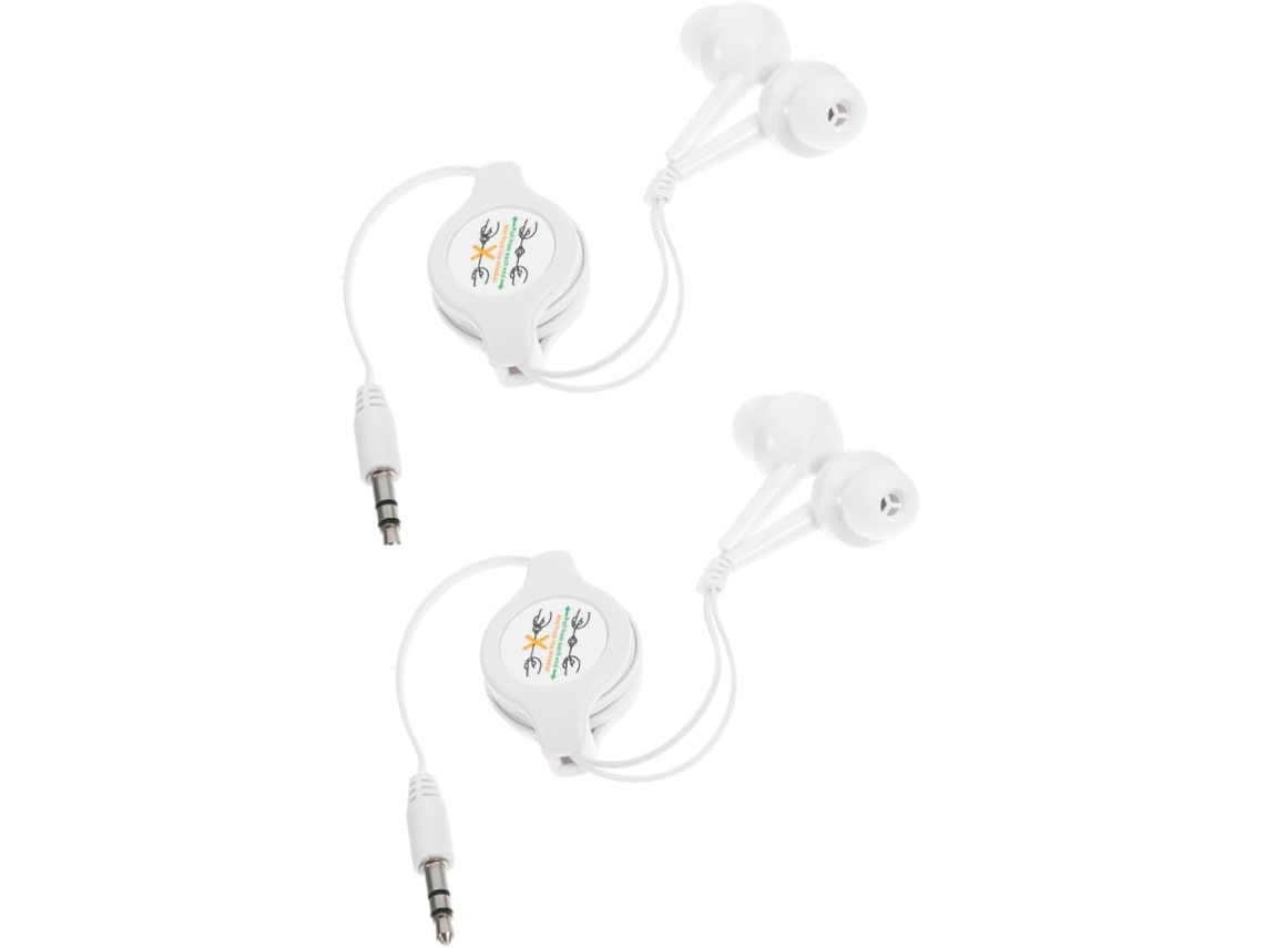 Fones De Ouvido Duplos E Leves (2 Com Ruído, Ideais Para Viagens