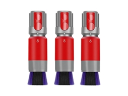 Acessórios de Aspirador Pacote com 3 cabeças de sucção universais para V7 V8 V10 V11 V15 sem marcação escova macia para remoção de poeira