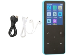 Lecteur Mp3 Mp4, Bluetooth Écran Pouces, Portable Haut-parleur Sportive, Avec 1, 8 Hifi Pour Pied Prise (bleu)