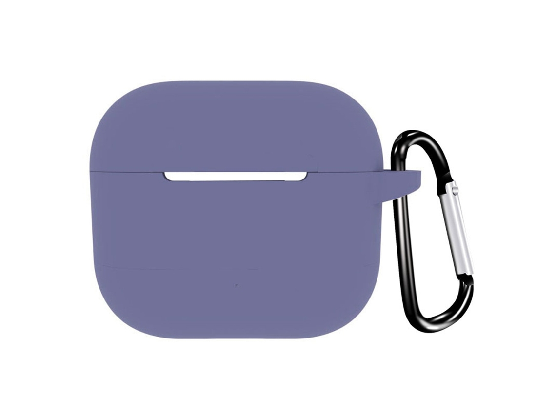Capa Zruxe Para Airpods 4 Silicone Fina Azul Meia-noite (proteção Integral, Compatível Com Estojo De Carregamento)
