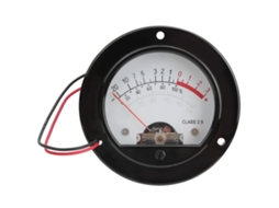 Meter Vu Retro Con Dial Y Luz De Fondo Para Medir Nivel De Audio Db