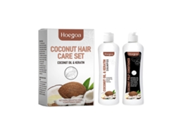 Shampoo e Condicionador Leite de Coco para Cabelos Nutridos e Resistentes LAXISCREED