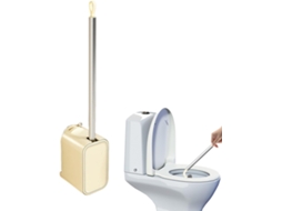 Escova De Vaso Sanitário Com Ventosa E Suporte De Parede, Ideal Para Economizar Espaço Em Pisos, Azu Gokoco