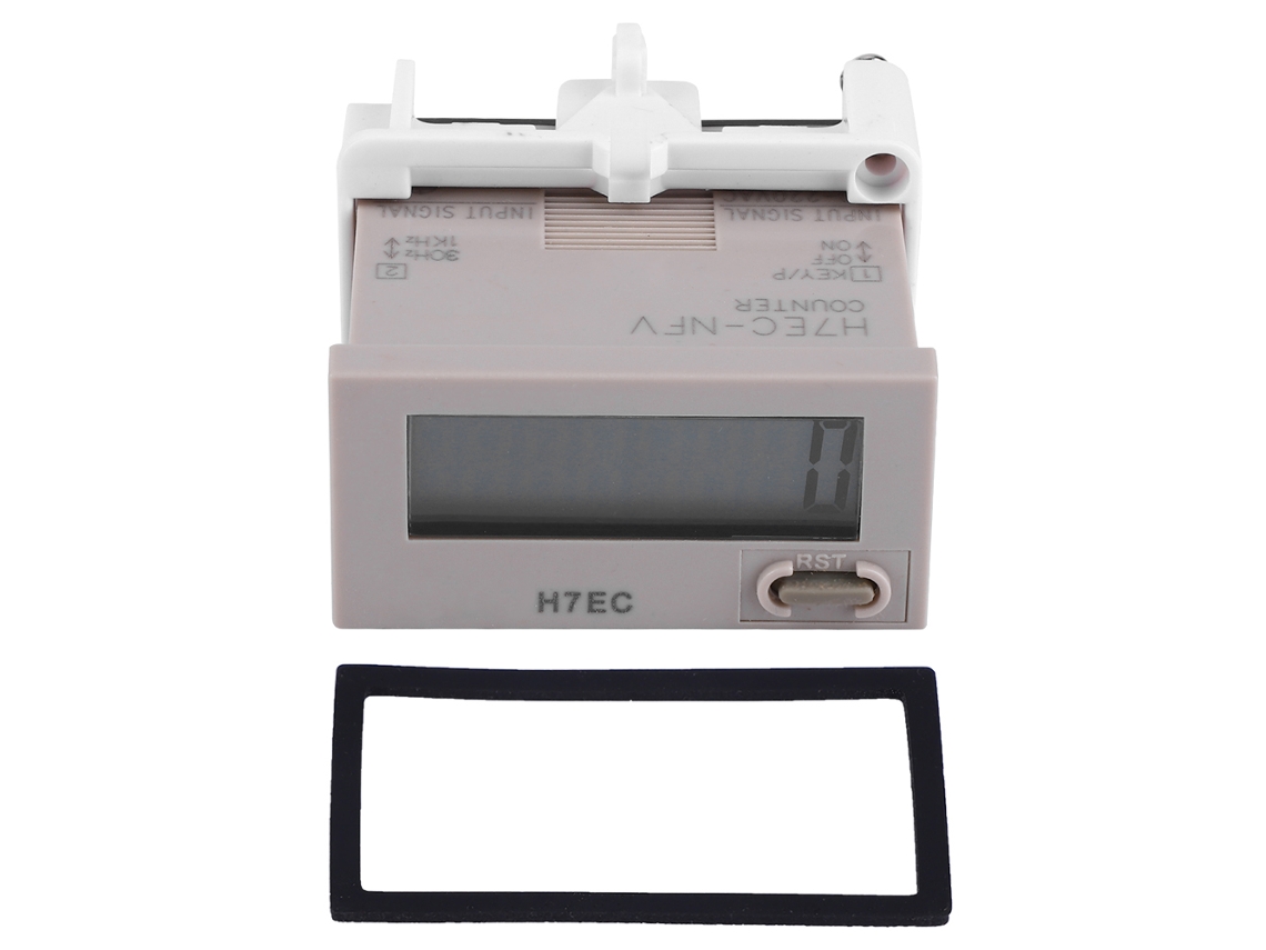 Contador Elétrico Digital H7ec Nfv Ac Totalizador Com Display Lcd De 8 Dígitos