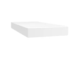 Colchão de molas ensacadas para crianças VIDAXL Branco Couro Artificial (80x160cm)