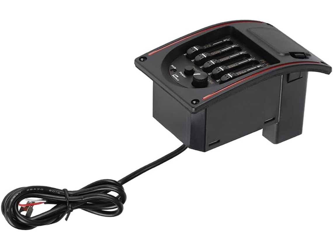 Microfone Para Guitarra Elétrica/acústica De 5 Bandas Com Ecrã Lcd